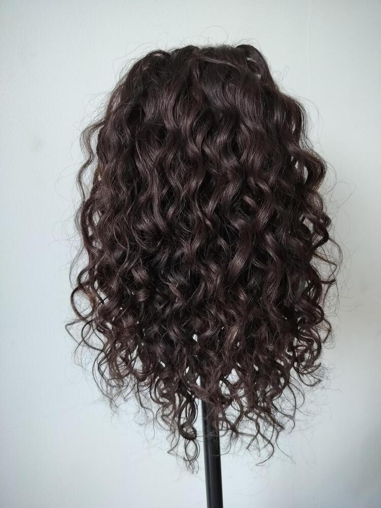 Wholesale Virgin Remy Human Hair Curly Front Lace Wig