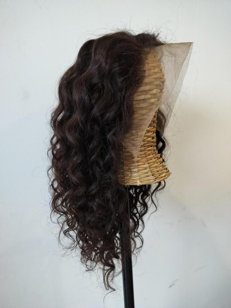 Wholesale Virgin Remy Human Hair Curly Front Lace Wig