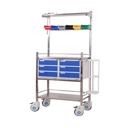 SS Cash Cart Trolley