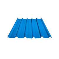 Gi Blue Precoated Roofing Sheet - High-grade Gi Material, 10 Feet Length, Vibrant Blue Color | Industrial Use, Rust And Corrosion Resistant, Low-maintenance Solution