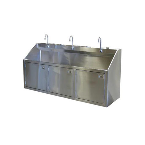 Ss Surgical Scrub Station Sink - Application: Hospital