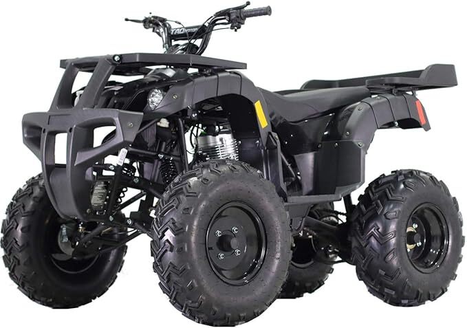 X-PRO Adult ATV Quad Four Wheelers 200 Utility ATV Full Size ATV Quad Adult ATVs,Black