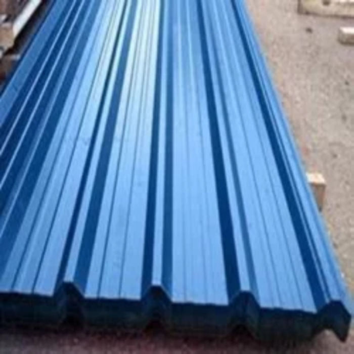 Jindal Sabrang Roofing Sheet - Stainless Steel, 0.35-0.60 Mm Thickness , Customizable Blue Color With Az Coating And Guard Film Options