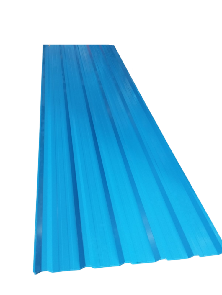 Jindal Sabrang Roofing Sheet - Stainless Steel, 0.35-0.60 Mm Thickness , Customizable Blue Color With Az Coating And Guard Film Options