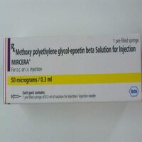 Mircera Injection - Pre-filled Syringe, Clear Solution, 30-200 Mcg/0.3 Ml | Erythropoiesis Stimulator For Ckd Anemia, Subcutaneous Or Intravenous Use