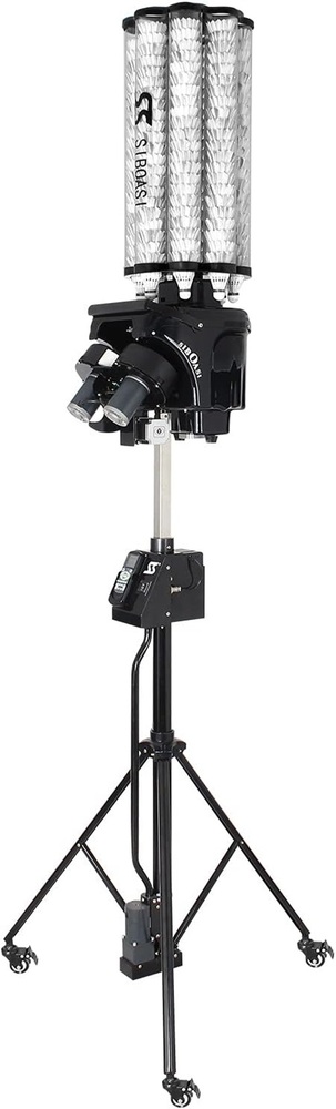 Siboasi S4025A Badminton Training Machine Automatic Badminton Serve Equipment Practice Device Professional Solo Trainer Shuttlecocks Feeder Shooter wit
