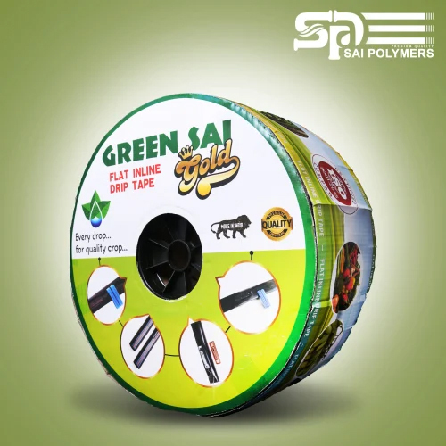 20 MM Green Sai Gold Flat Inline Drip Tape