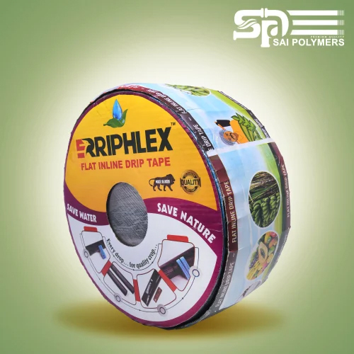 16 Mm Erriphlex Flat Inline Drip Tape - Color: Black