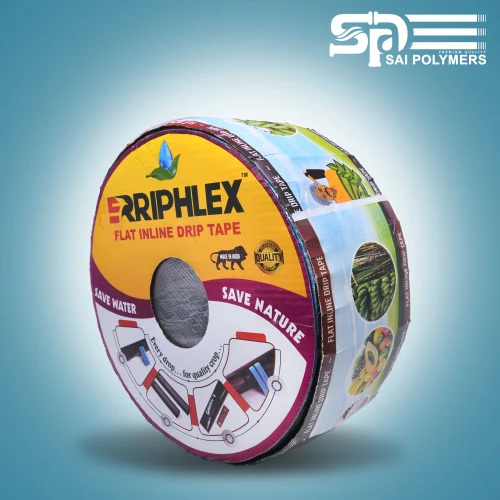 20 Mm Erriphlex Flat Inline Drip Tape - Color: Black