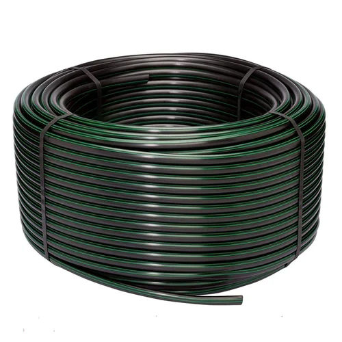 Flat Drip Irrigation Pipe - Color: Black