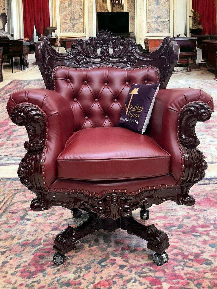 Luxury Wooden Chair - Color: Multicolor