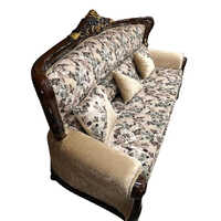 Designer Wooden Sofa - Color: Multicolor