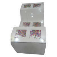 Wooden Glass Top Centre Table - Assembly: No Assembly Required