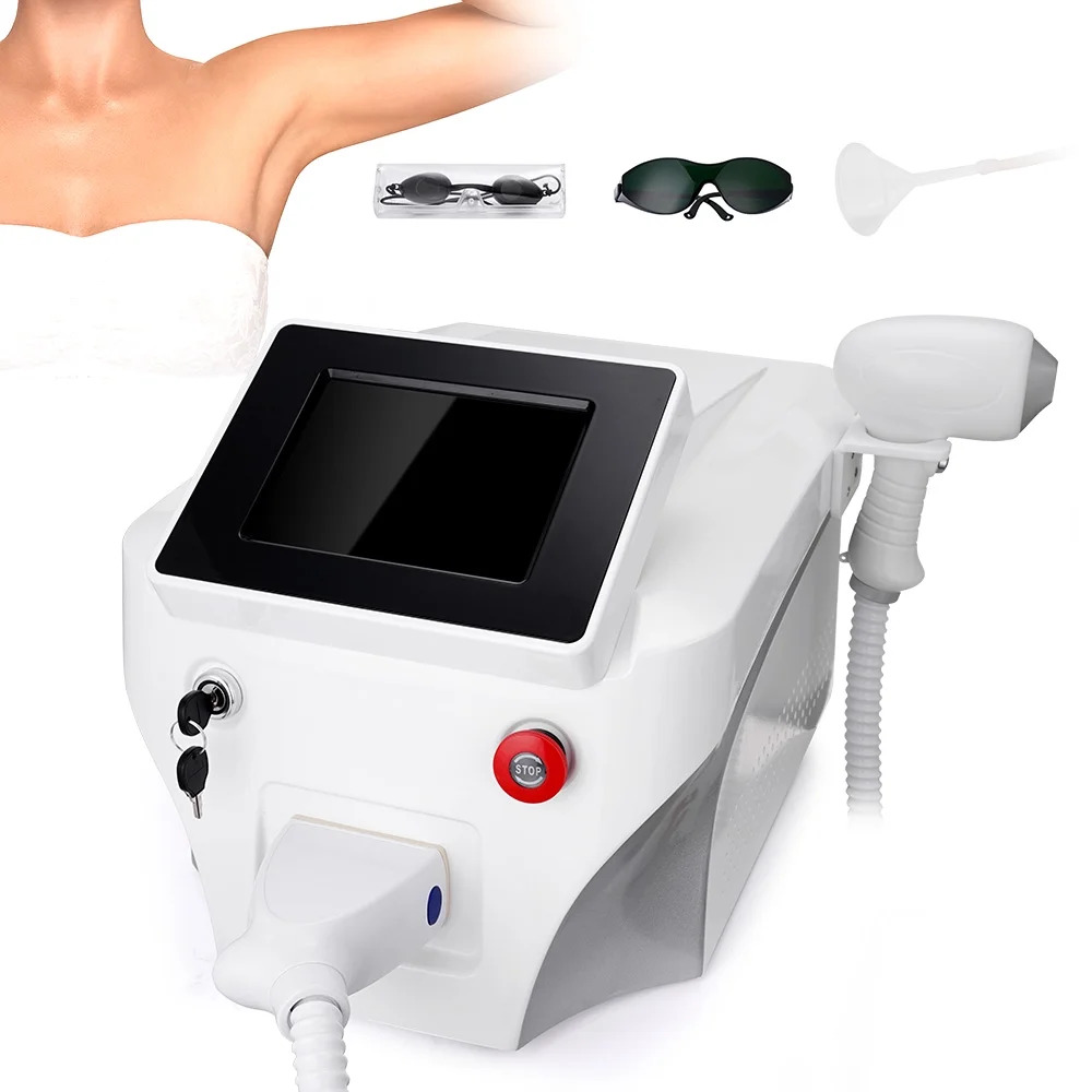 3 In 1 Diode Laser 755nm/808nm/1064nm Permanent Body Hair Removal Skin Rejuvenation Beauty Machine for All Skin Types