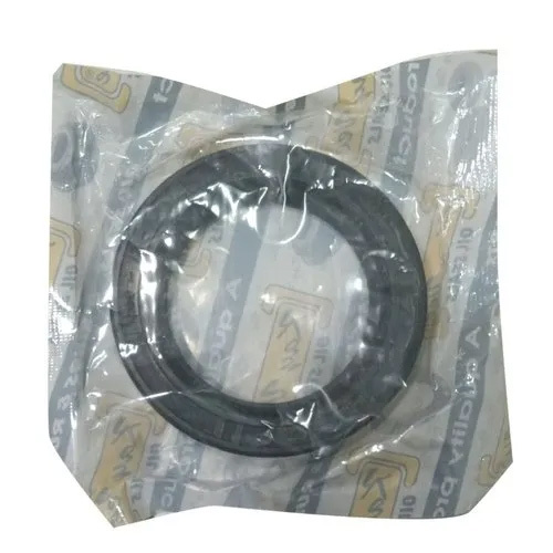 Industrial Rubber Oil Seal - 12mm Thickness, 6 Inch Diameter | Durable O-Ring Style, 70 HRC Hardness, Black Color, Chemical Resistant