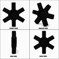 Ego Gold Rubber Star Coupling