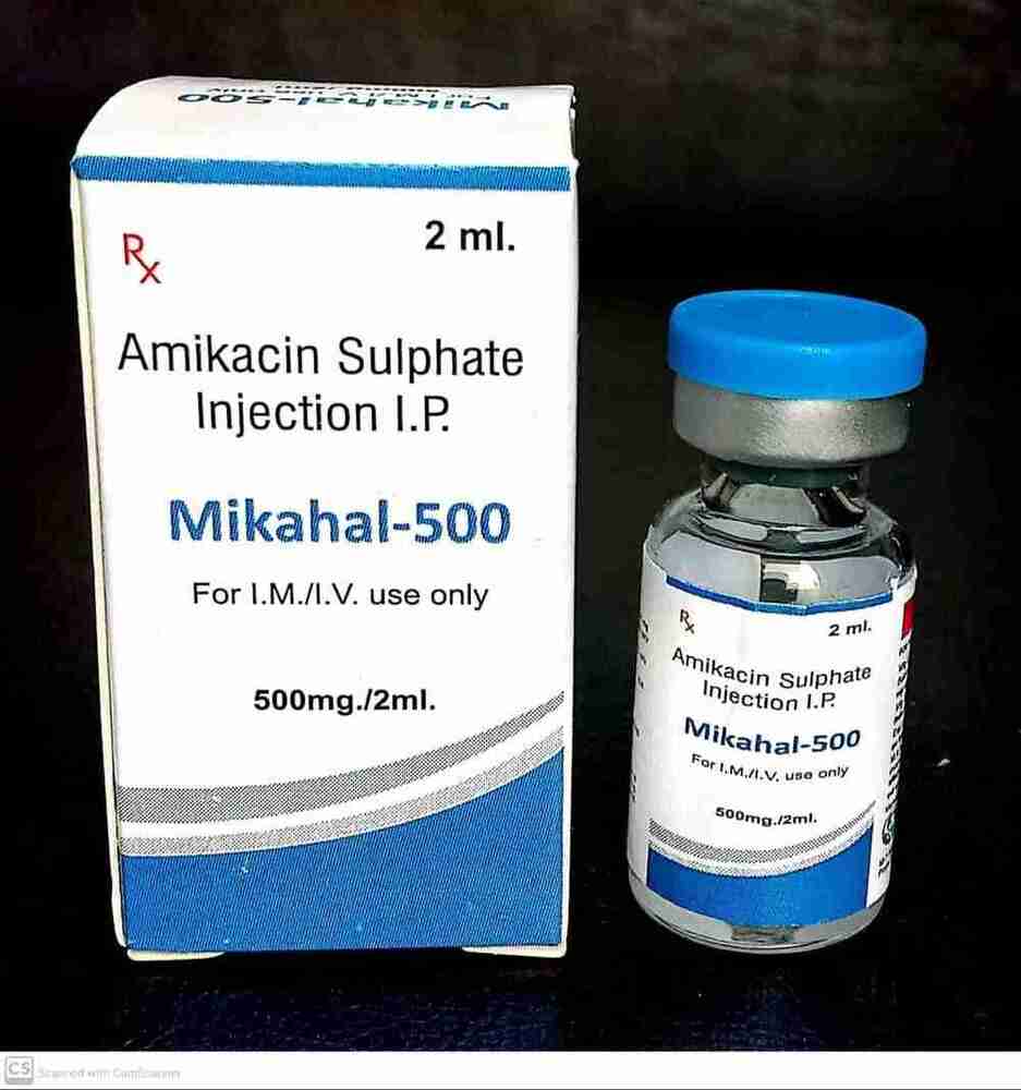 Amikacin Sulphate Injection - Sterile Liquid Formulation, Effective Antibacterial Agent for Treatment of Severe Infections