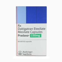 150mg Pradaxa Capsule - Dabigatran Etexilate Mesilate, Light Gray Cap White Body, 60 Capsules | Oral Anticoagulant, Stroke And Clot Prevention, Twice Daily Dosing