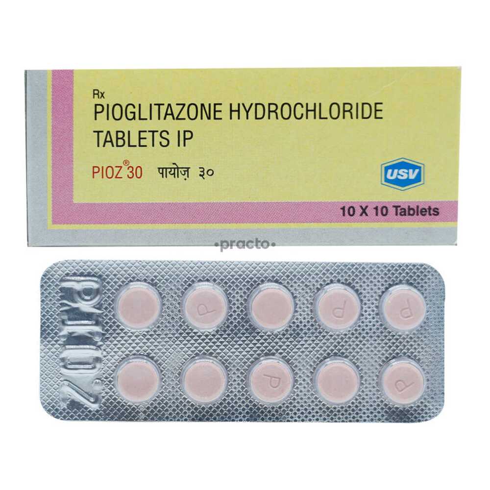 Pioglitazone 30 mg Tablets