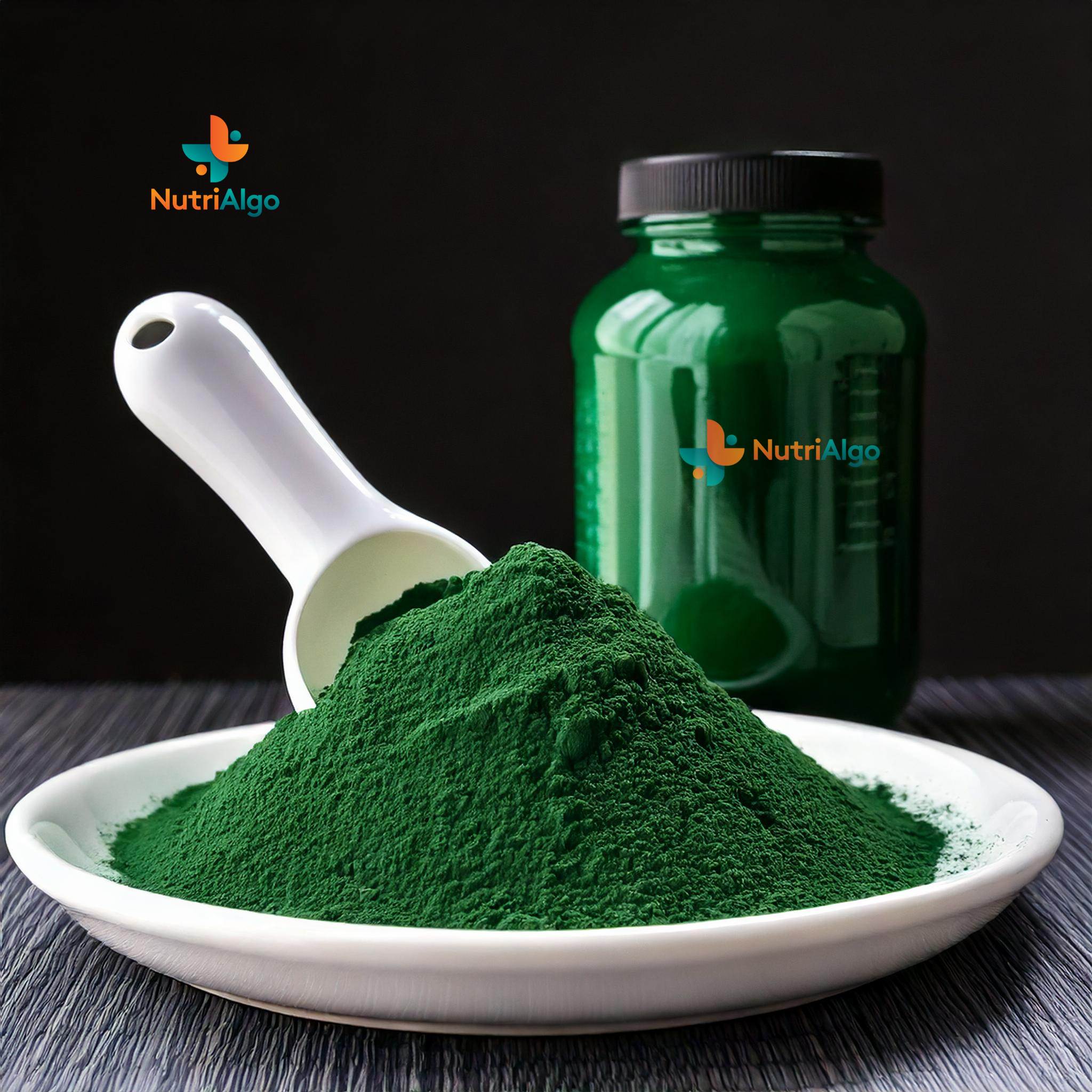 Pure Spirulina Superfood Powder - 100% Vegan, Gluten-Free, Dairy-Free, Nut-Free, No Added Sugar, Ideal for Immunity & Energy Support