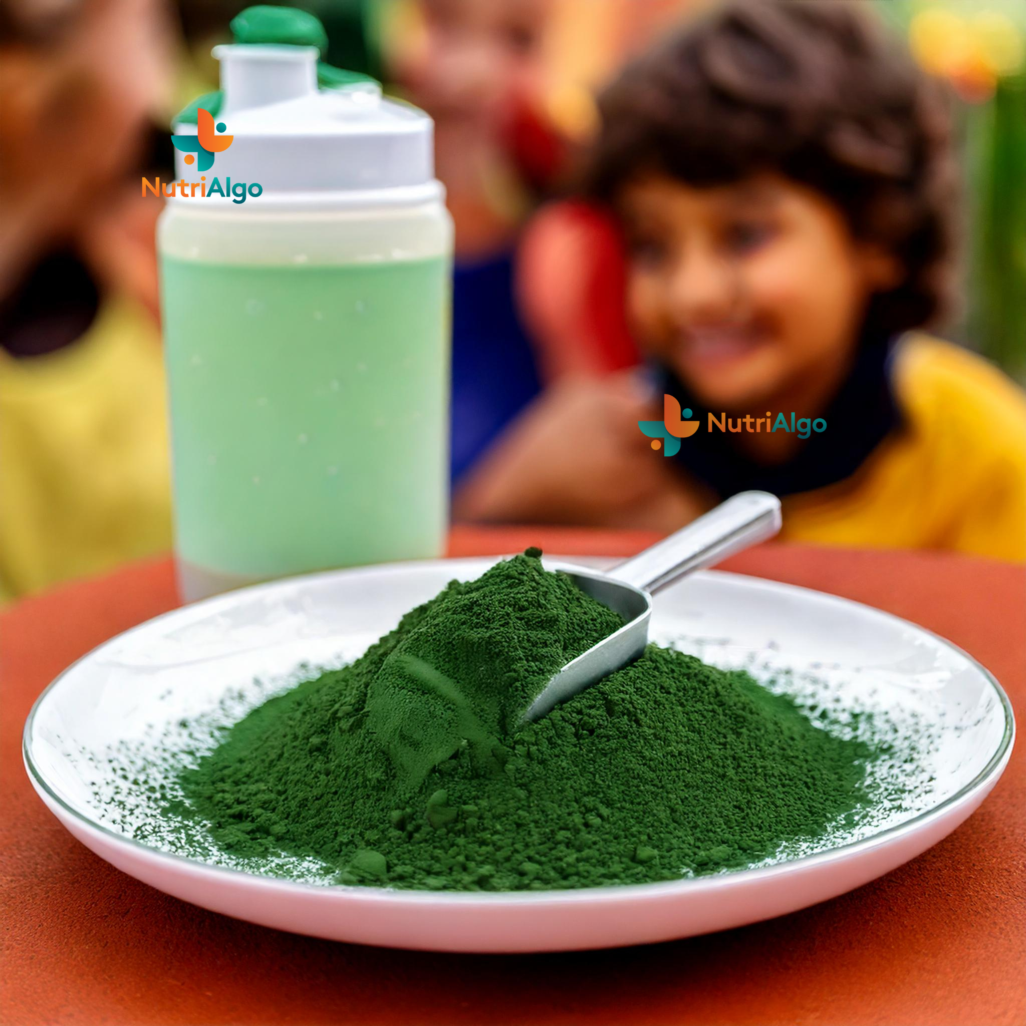 Spirulina Fruit Powder for Kids - Plant-Based Superfood Blend | 100% Vegan, Dairy-Free, Gluten-Free, Supports Immunity and Growth