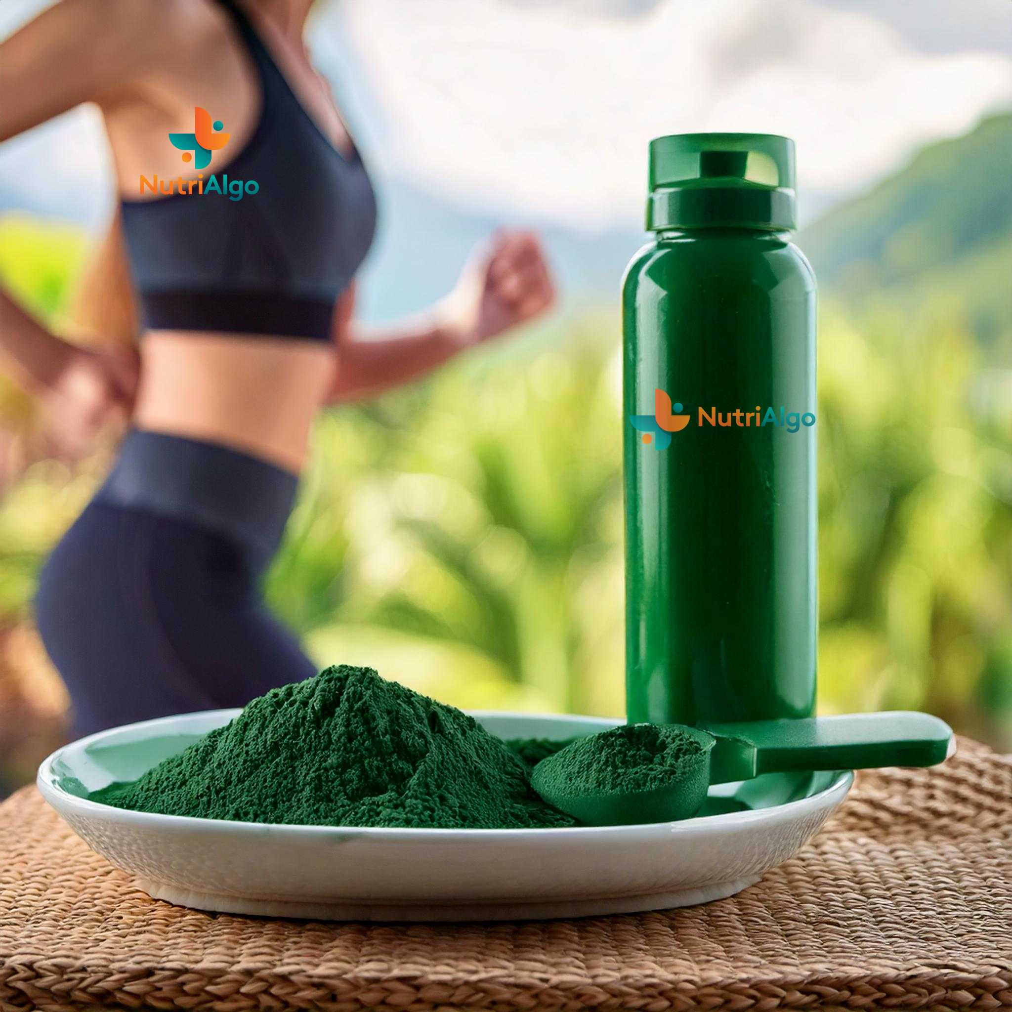 Spirulina Fruit Powder for Women Superfood Powder Blends - Vegan Formula, Gluten-Free, No Added Sugar, Antioxidant-Rich for Beauty and Energy