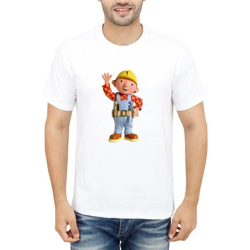 Mens Half Sleeves Printed T Shirt