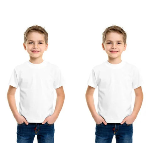 Kids Round Neck T Shirt - Color: Different Available