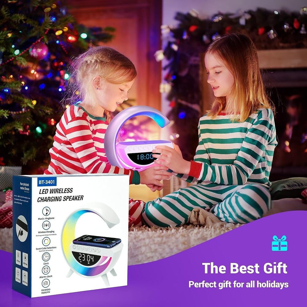 G Lamp Speaker - 3-in-1 Bluetooth Speaker With Fast Wireless Chargig