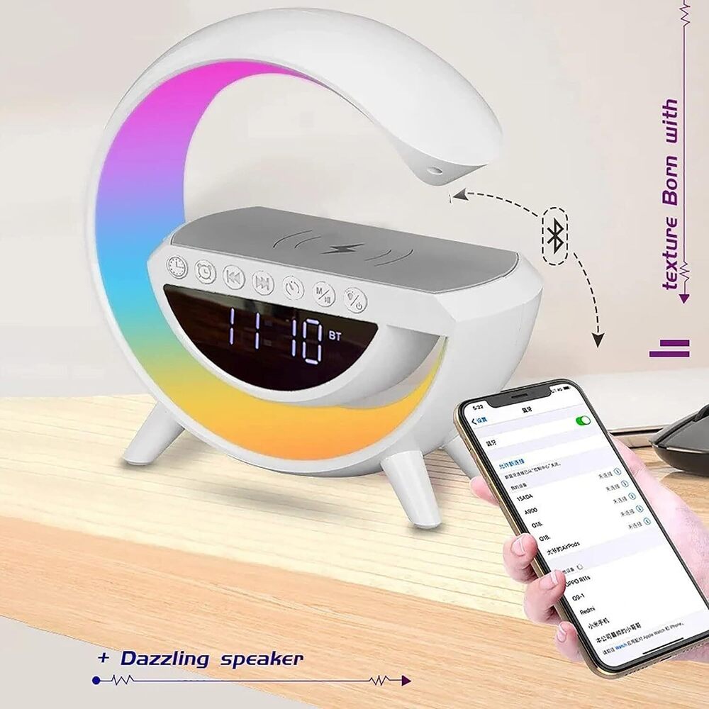 G Lamp Speaker - 3-in-1 Bluetooth Speaker With Fast Wireless Chargig