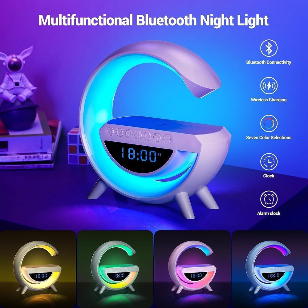 G Lamp Speaker - 3-in-1 Bluetooth Speaker With Fast Wireless Chargig