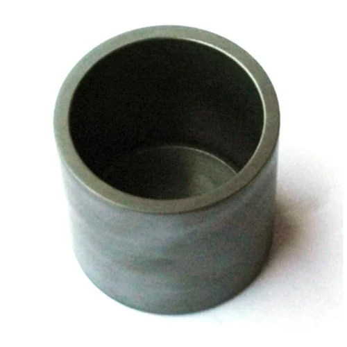Industrial Foundry Graphite Crucible - 1mm Diameter, Round Black Design | High Thermal Conductivity for Molten Metal Holding