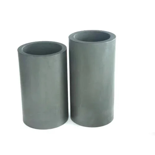 Graphite Round Crucible - Graphite Material, 40-300 mm Diameter, 40-500 mm Height, Gray Color | Thermal Shock & Chemical Corrosion Resistant