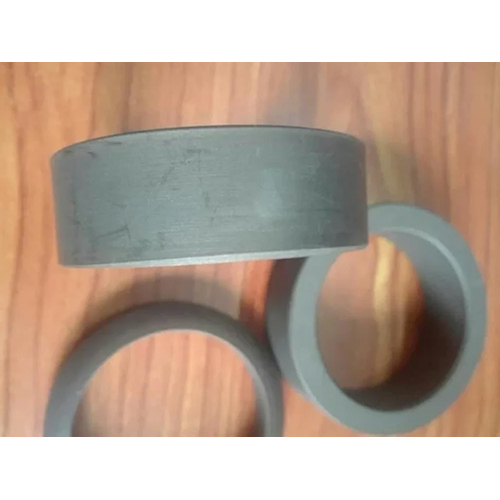 Carbon Graphite Ring - Graphite Material, 5mm Inner Diameter, Silver Color, Round Shape, Density 1.85 G/cm3 | Resistant To High Temperatures, Wear, And Tear