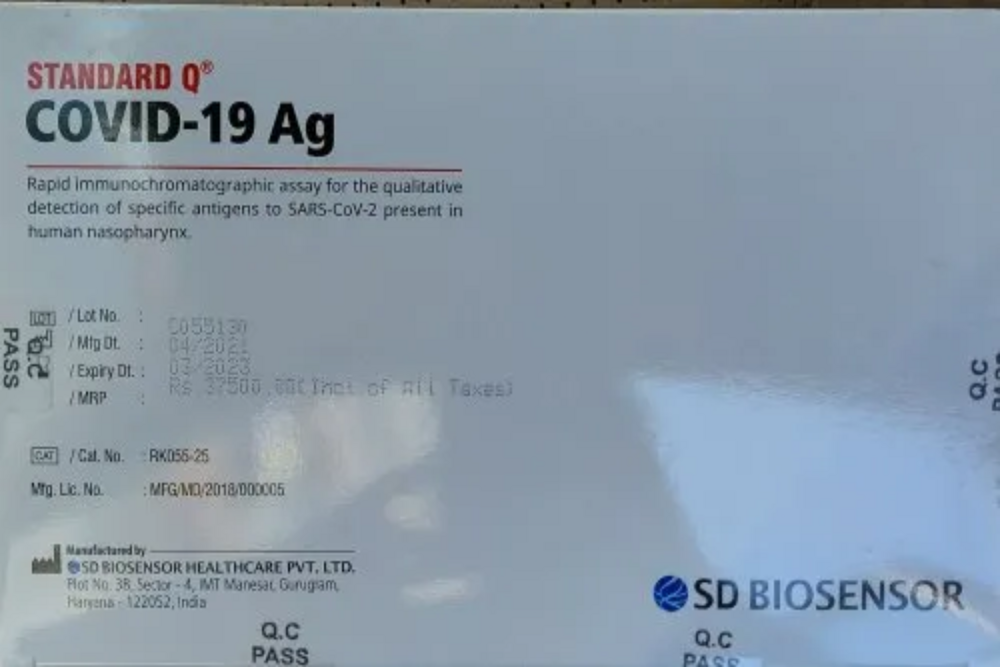 SD Biosensor Covid 19 Antigen Test Kit