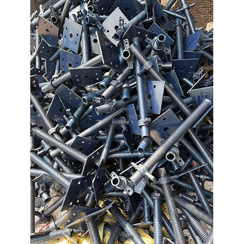 Mild Steel Rust-free Adjustable White Hollow Base Jack