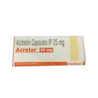 Acitretin 25 Mg Capsules - Yellow Gelatin Capsule, Oral Retinoid Medication, 36-month Shelf Life, Prescription Required