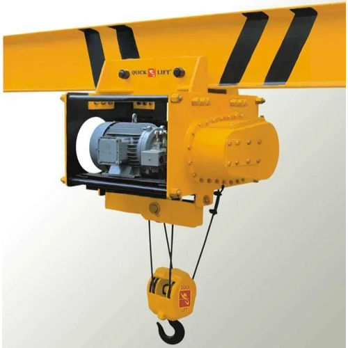 Wire Rope Hoist - Color: Yellow