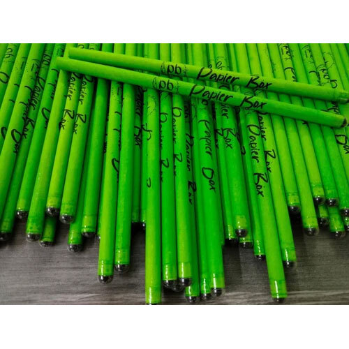 Paper Pencil With Seeds - Color: Green