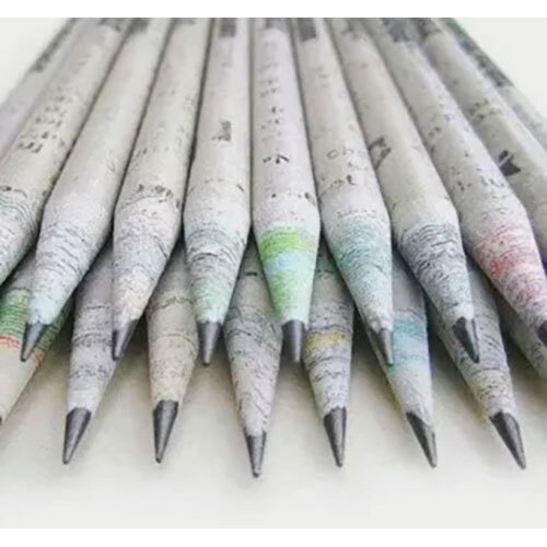 Newspaper Pencil - Color: Grey