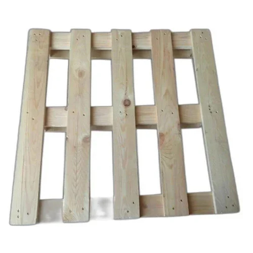 Four Way Wooden Pallets - Color: Brown