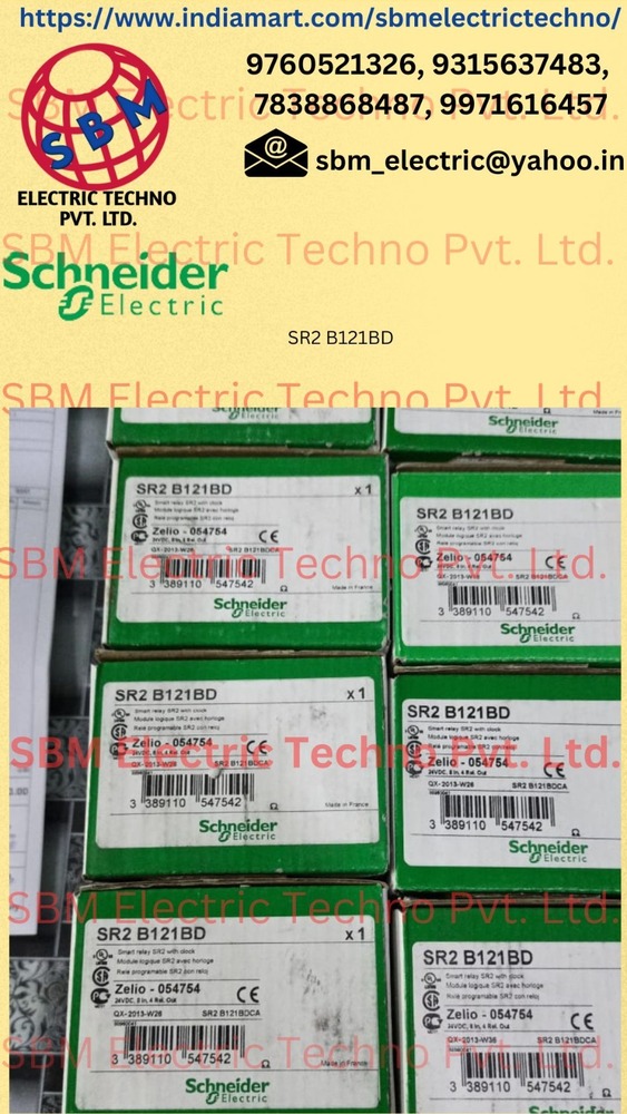 SCHNEIDER ELECTRIC SMART RELAY,SR2B121BD