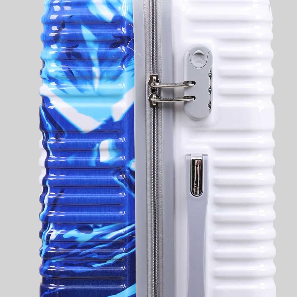 24inch Kandel London Printed Ocean Blue Suit Case - Feature: High Quality / Attractive Design