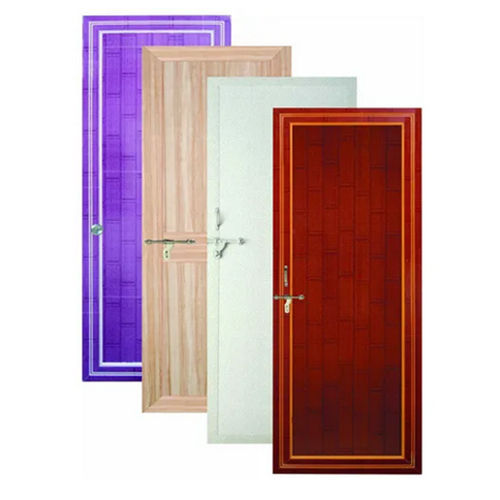 Multicolor Pvc Door - Design: Plain