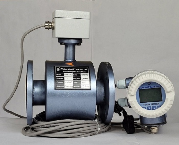 Ip-68 Electromagnetic Flow Meter - Material: Plastic / Metal