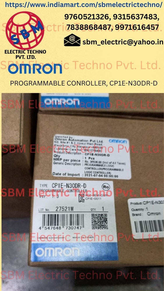 OMRON PROGRAMMABLE CONTROLLER,CP1E-N30DR-D