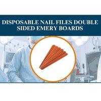 Disposable Nail Files Double Sided Emery Boards - Color: Orange
