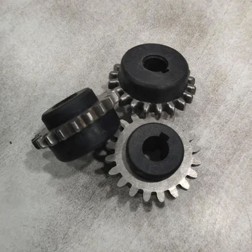 4 Roll Motor Side Gear And Main Gear - Color: Black