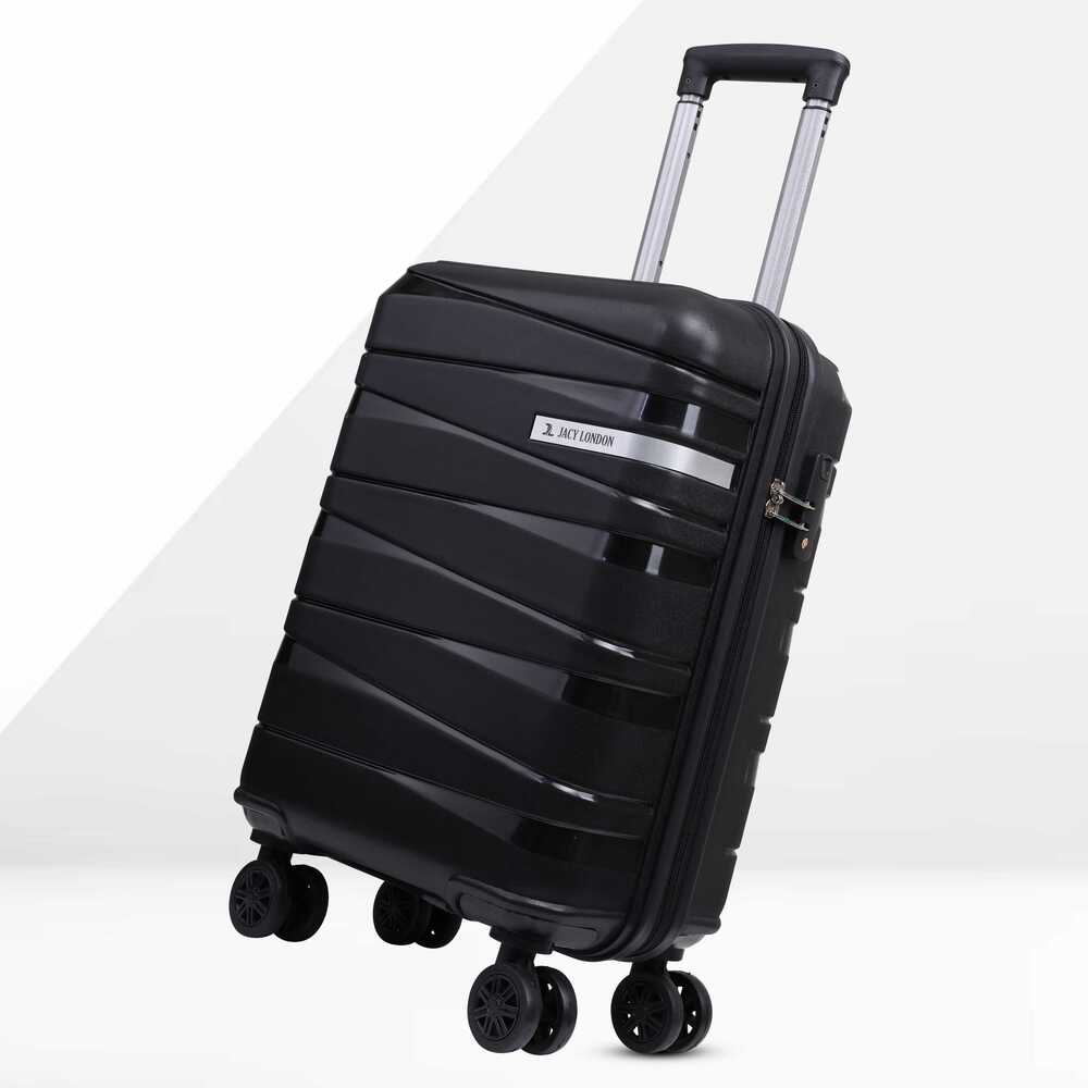 NKT 20 inch Black Trolley Bag