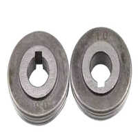 Mig Welding Wire Feeder Roller - Stainless Steel, Different Sizes, Silver Color | Durable, Designed for Industrial Use, Smooth Wire Feed